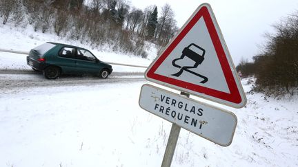 Météo France a placé, le 13 novembre 2019, les départements de l'Ain, de la Drôme et de l'Isère en vigilance orange neige et verglas. (MAXPPP)