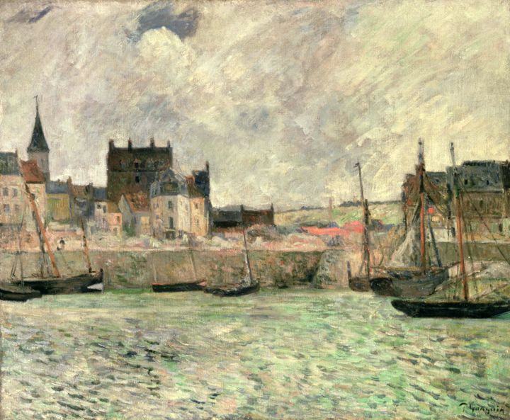 Paul Gauguin (1848-1903), "Le port de Dieppe", vers 1885, Manchester City Galleries
 (Manchester Art Gallery, UK / Bridgeman Images)