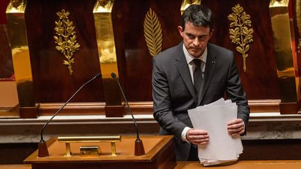 &nbsp; (Manuel Valls à l'Assemblée : "le blasphème n'est pas dans notre droit et il ne le sera jamais" © Maxppp)