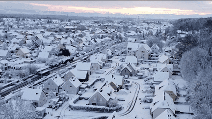 Tempête Caetano : 25 cm de neige en Alsace, la circulation fortement impactée