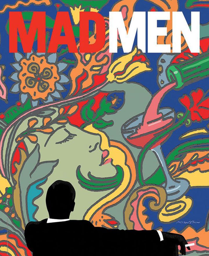 L'affiche de la dernière saison (la 7e) de la série à succès "Mad Men" (sur AMC) était signée Milton Glaser. (MILTON GLASER / AMC)