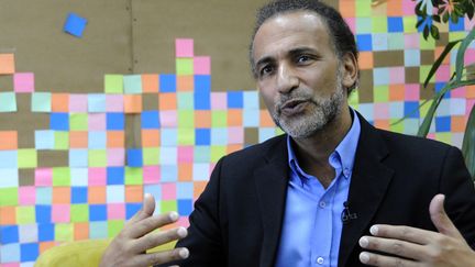 L'islamologue suisse Tariq Ramadan, en septembre 2013 à Sarajevo (Bosnie-Herzégovine).&nbsp; (MIDHAT POTUROVIC / ANADOLU AGENCY / AFP)