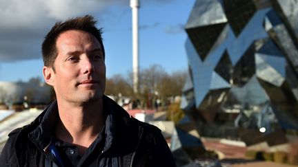 L'astronaute français Thomas Pesquet devant le Futuroscope de Poitiers en novembre 2017.
 (Guillaume Souvant / AFP)