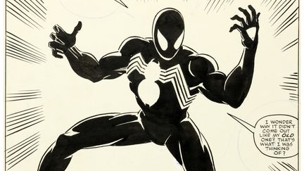 Planche originale d'une bande dessinée mettant en scène Spider-Man en 1984. (HERITAGE AUCTIONS)