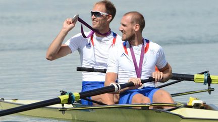 Dorian  Mortelette et Germain Chardin (DAMIEN MEYER / AFP)