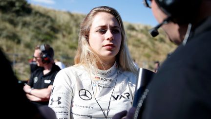 La pilote allemande&nbsp;Sophia Flörsch, le 14 juillet 2018, à&nbsp;Zandvoort aux Pays-Bas, lors d'une course du championnat européen de Formule 3. (PIXATHLON/SHUTTERSTOCK/SIPA / REX)