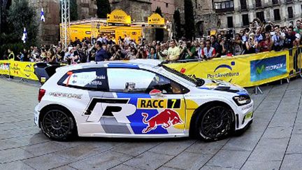 Jari Latvala au rallye de Catalogne