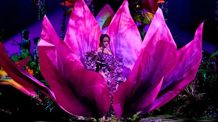 Rihanna lors du show Savage X Fenty à Los Angeles en Californie, le 2 octobre 2020 (KEVIN MAZUR / GETTY IMAGES NORTH AMERICA)