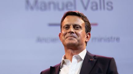 L'ancien Premier ministre Manuel Valls, le 3 juillet 2021 à Nogent-sur-Marne (Val-de-Marne). (GEORGES GONON-GUILLERMAS / HANS LUCAS / AFP)