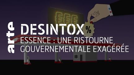 Non, l'État ne prendra pas en charge 280€ d'aides pour compenser la hausse des prix de l'essence (ARTE/2P2L)