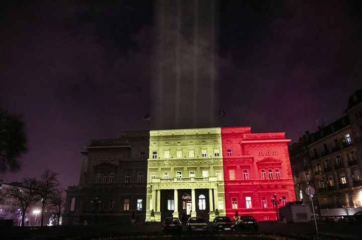 La mairie de Belgrade (Serbie), le 22 mars 2016. (OKSANA TOSKIC / AFP)