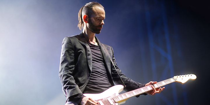 Stefan Olsdal, bassiste du groupe Placebo, le 19 avril au Printemps de Bourges
 (Loll Willems, Printemps de Bourges)