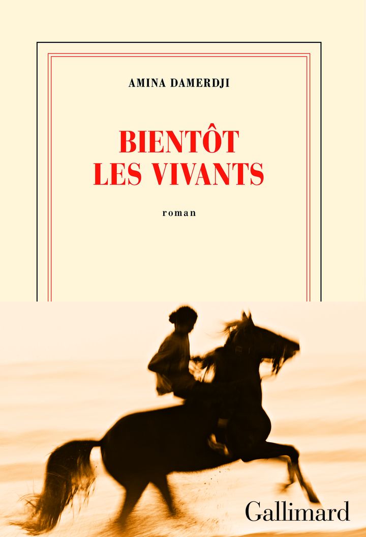 Couverture du livre "Bientôt les vivants" d'Amina Damerdji. (Editions Gallimard)