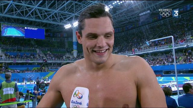 VIDEO. JO 2016/natation : Florent Manaudou "pas sûr de rempiler" après sa médaille d'argent en 50 m nage libre