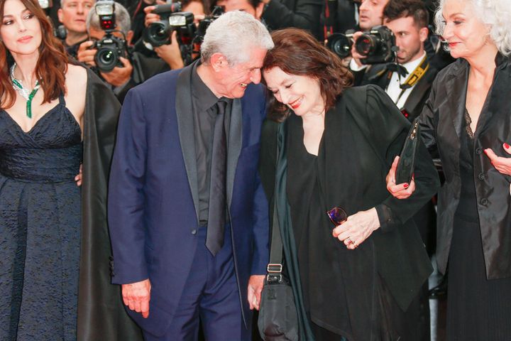 Claude Lelouch and Anouk Aimee attend the screening of "Les Plus Belles Annees D'Une Vie" during the 72nd annual Cannes Film Festival on May 18, 2019 in Cannes, France. (HAEDRICH JEAN-MARC/LAURENT VU/SI / SIPA)