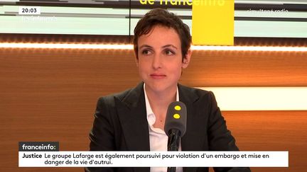 Agathe Cagé, politiste, présidente du think-tank Cartes sur table, le 28 juin 2018. (RADIO FRANCE / FRANCEINFO)