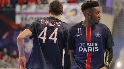 Le joueur du PSG Benoit Koundkoud