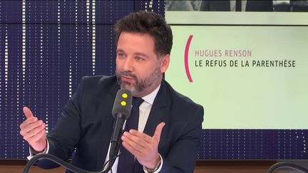 Hugues Renson, député LREM de Paris et vice-président de l'Assemblée, sur franceinfo, le 22 novembre 2018. (FRANCEINFO / RADIOFRANCE)