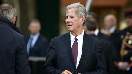 Jean-Louis Debré lors des funérailles de Jacques Chirac, à l'église Saint-Sulpice de Paris, le 30 septembre 2019. (MARTIN BUREAU / AFP)