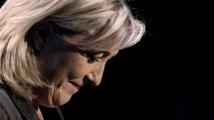 Marine Le Pen se voit "à plus de 20%" au premier tour. (KENZO TRIBOUILLARD / AFP)