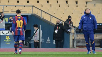 Lionel Messi expulsé contre l'Athletic Club (CRISTINA QUICLER / AFP)