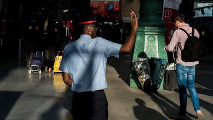 A la gare du Nord, à Paris, le 9 mai 2018. (ALEXIS SCIARD  / MAXPPP)