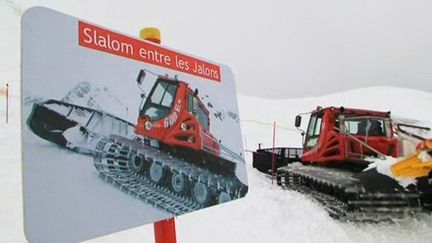 Les championnats de France de dameuses ont eu lieu &agrave; Peyragudes (Hautes-Pyr&eacute;n&eacute;es). (FRANCE 3 MIDI-PYRÉNÉES )