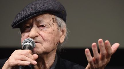 Jonas Mekas au New York Film Festival en 2016
 (MICHAEL LOCCISANO / GETTY IMAGES NORTH AMERICA / AFP)