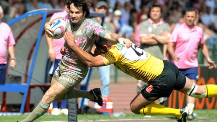 Christophe Dominici sous le maillot du Stade Français (PATRICK HERTZOG / AFP)