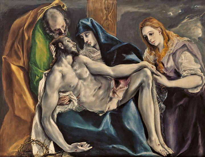 Greco (Domínikos Theotokópoulos), "Pietà" 1580-1590, collection particulière (© collection particulière)