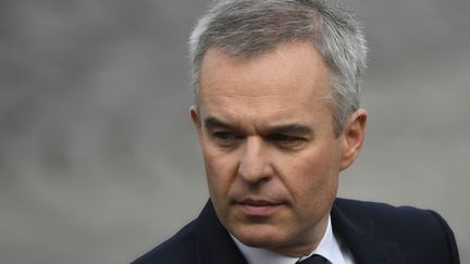 François de Rugy lor du défilé du 14 juillet sur les Champs-Elysées à Paris, le 14 juillet 2019 (LIONEL BONAVENTURE / AFP)