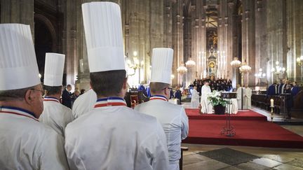 La 212e messe des charcutiers aura lieu ce dimanche 21 novembre, à 18h, en l'église Saint-Eustache, face aux Halles de Paris. (CONFEDERATION CHARCUTERIE / ANDRE CATY)