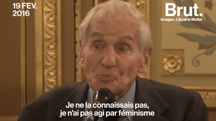 Jean d'Ormesson a fait entrer la première femme à l’Académie française (BRUT)