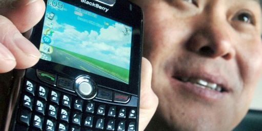 Le blackberry, un des premiers smartphones