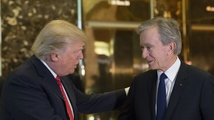 Donald Trump a reçu le Français Bernard Arnault