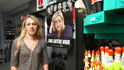 Anne-Sophie Leclere &agrave; Rethel (Ardennes), le 26 septembre 2013. (  MAXPPP)