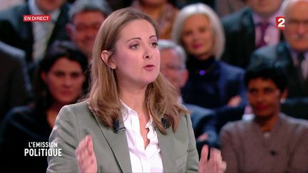 L'humoriste Charline Vanhoenacker, le 5 janvier 2017 sur France 2. (FRANCE 2)