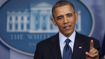 Le pr&eacute;sident am&eacute;ricain,&nbsp;Barack Obama, le 1er mars 2013 &agrave; Washington (Etats-Unis).&nbsp; (SAUL LOEB / AFP)