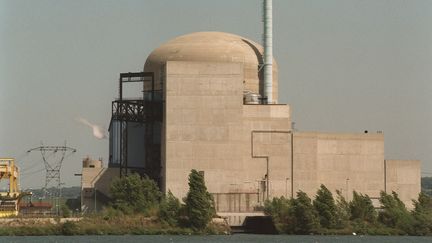 La centrale nucléaire de saint-Alban en Isère, le 28 août 1992. (PASCAL GUYOT / AFP)