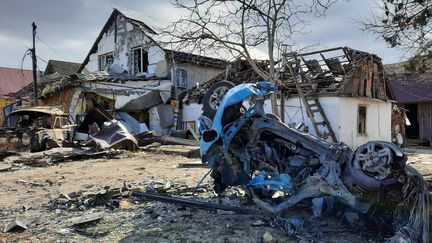 Vue d'un quartier de Mikolaiv (Ukraine), jeudi 10 mars 2022. (VANESSA DESCOURAUX / RADIO FRANCE)