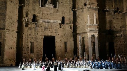 " Nabucco" de Verdi aux Chorégies d'Orange (8 juillet 2014)
 (Franck Pennant / AFP)