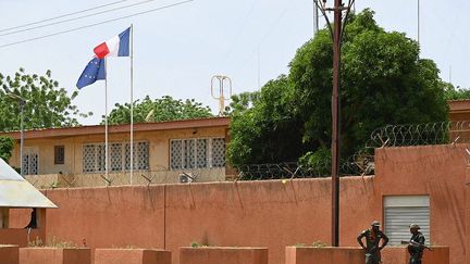 L'ambassade de France à Niamey, le 24 septembre 2023. (AFP)