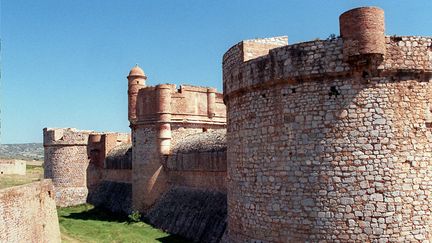 Châteaui du Moyen Àge de Sales en bordure de l'étang de Leucate. (DOMINIQUE ANDRE / MAXPPP)