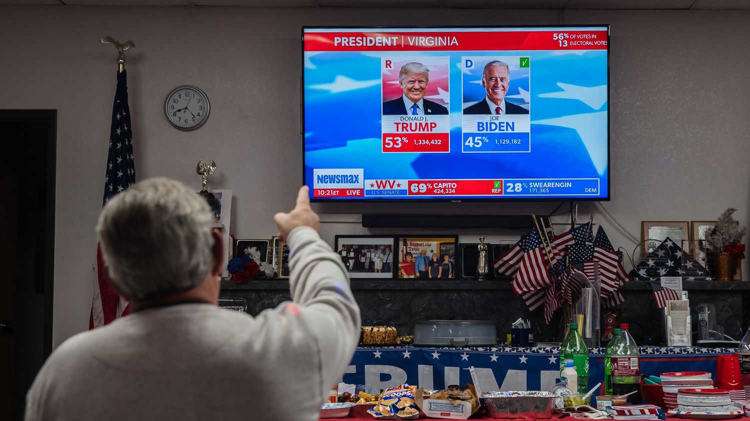 no surprises after first wave of results, Trump and Biden prevail in their strongholds