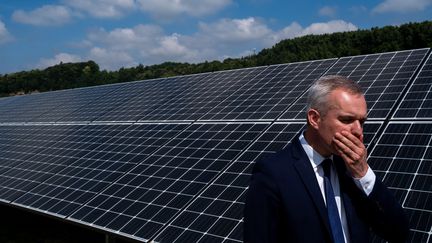 François de Rugy, le 8 juillet 2019, à Baud (Morbihan).&nbsp; (MARTIN BERTRAND / AFP)