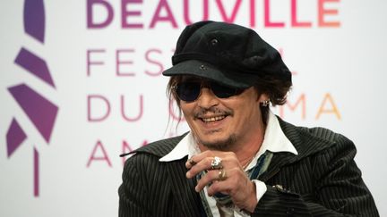 Johnny Depp à Deauville (5 septembre 2021) (LOIC VENANCE / AFP)