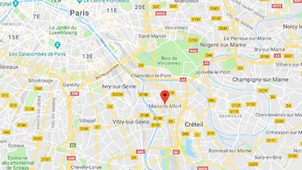 Le maire de Vitry-sur-Seine Jean-Claude Kennedy a été interpellé dans la commune voisine de Maisons-Alfort (Val-de-Marne). (GOOGLE MAPS)