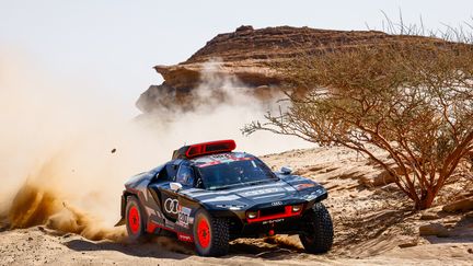 Stéphane Peterhansel lors de la 10e étape du Dakar 2022, le 12 janvier 2022. (FREDERIC LE FLOC H / DPPI)