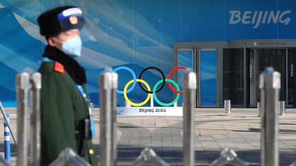 L'ensemble des sites des Jeux olympiques de Pékin est soumis à bulle sanitaire très stricte.&nbsp; (KOKI KATAOKA / YOMIURI / AFP)