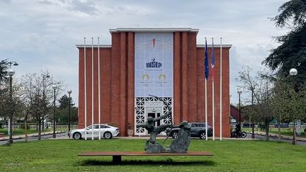 Visite cette semaine de l'Insep,&nbsp;l'Institut national du sport, de l'expertise et de la performance. (FABRICE RIGOBERT / FRANCE INFO)